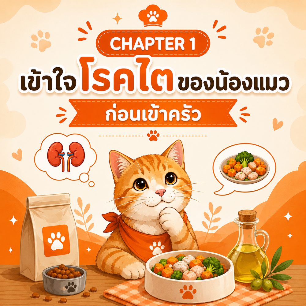 ภาพประกอบหนังสือ Kidney Cat Chef