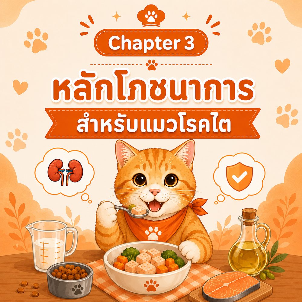 ภาพประกอบหนังสือ Kidney Cat Chef