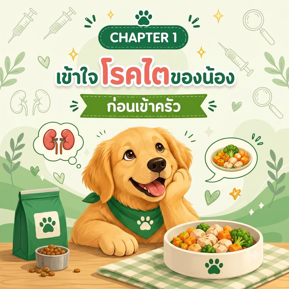 ภาพประกอบหนังสือ Kidney Pup Chef