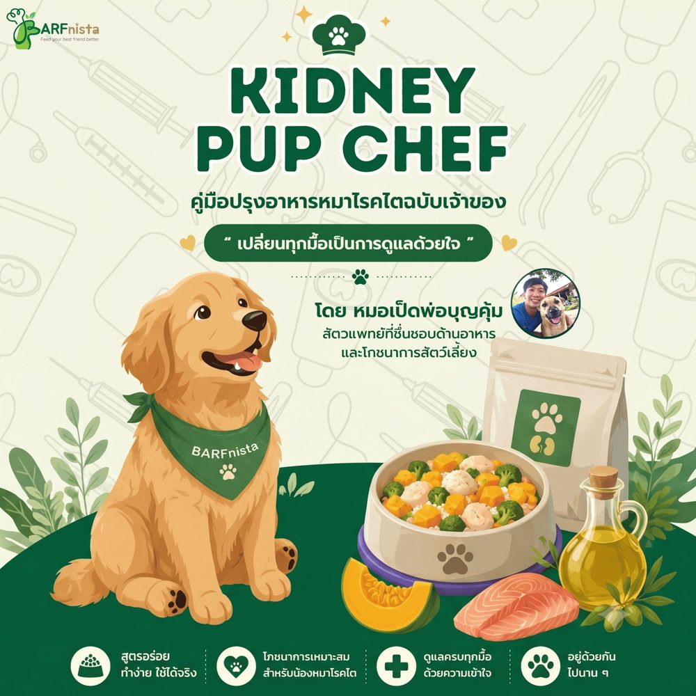 ปกหนังสือ Kidney Pup Chef
